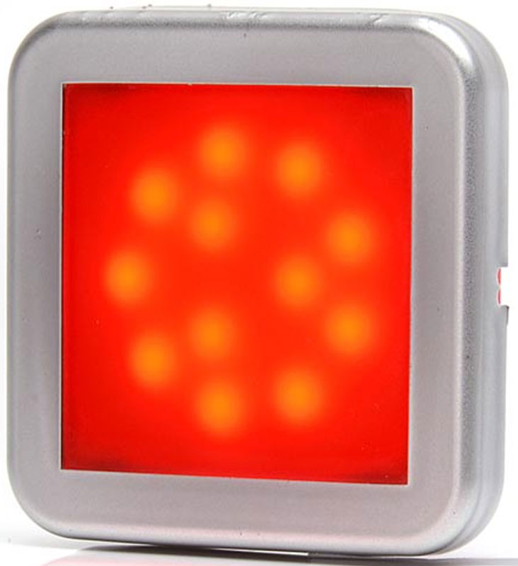 LAMPA OBRYSOWA CZERWONA TYLNA 12/24V LED DIODOWA