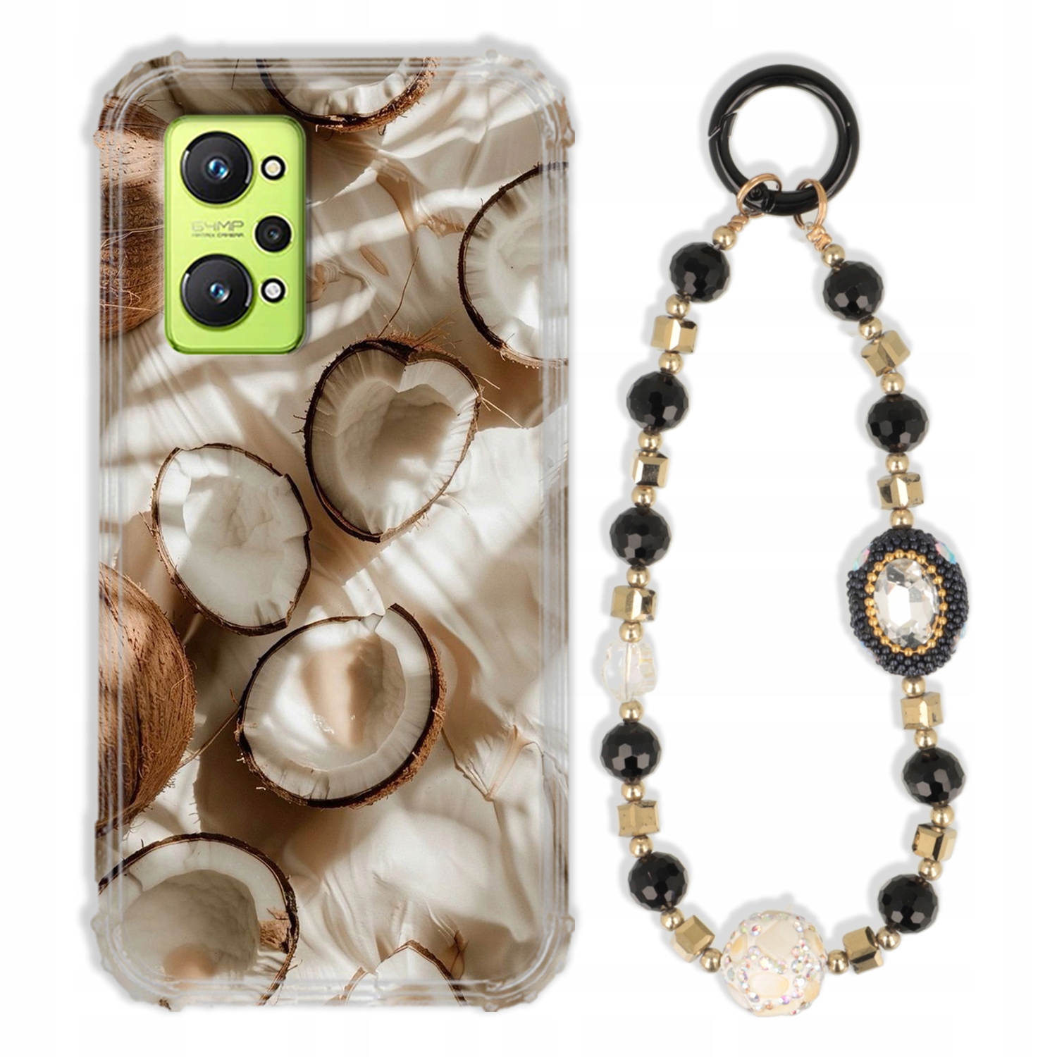 Pouzdro Pro Realme Gt Neo 2 Antishock Zirkony Černo Zlaté Odolné| Silné