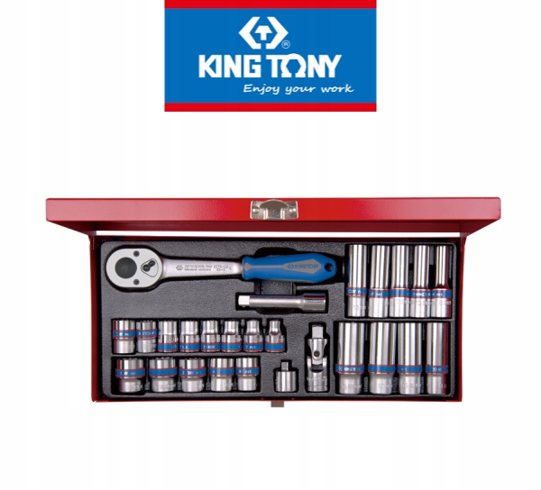 

Komplet nasadek 3/8" 27cz. King Tony