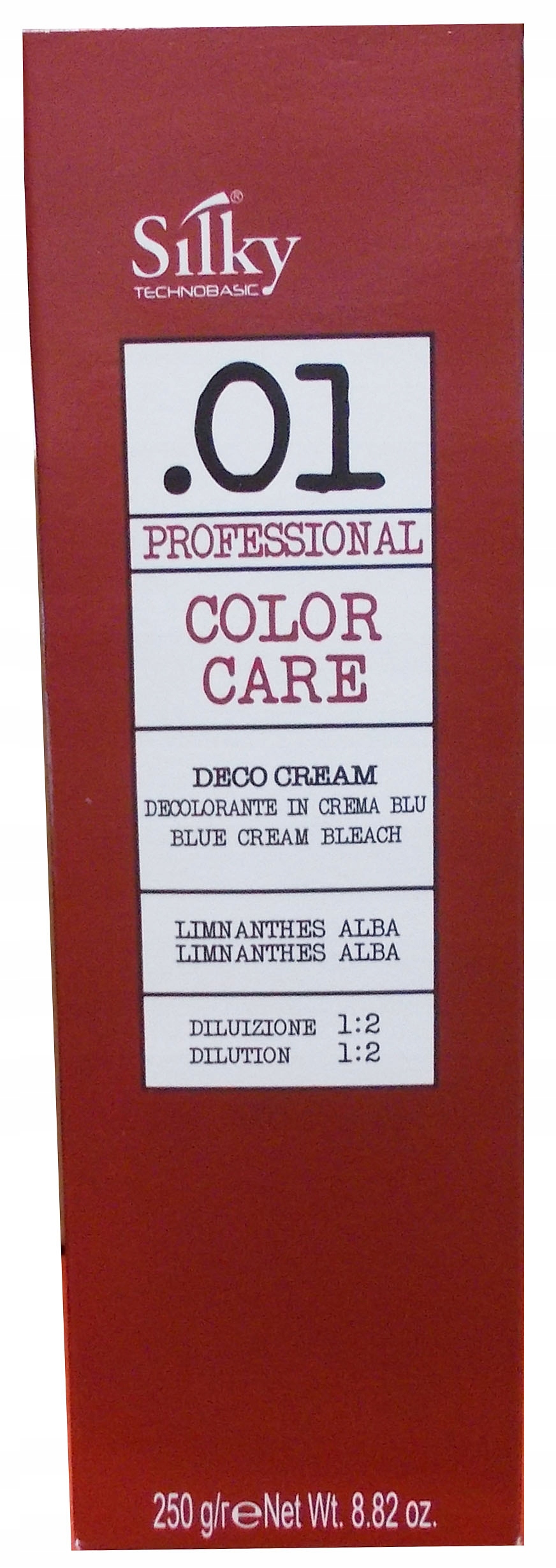 Silky .01 Odbarvovač Cream Rozjasňovač V Krému Zesvětlení 7 Tónů 250 ML