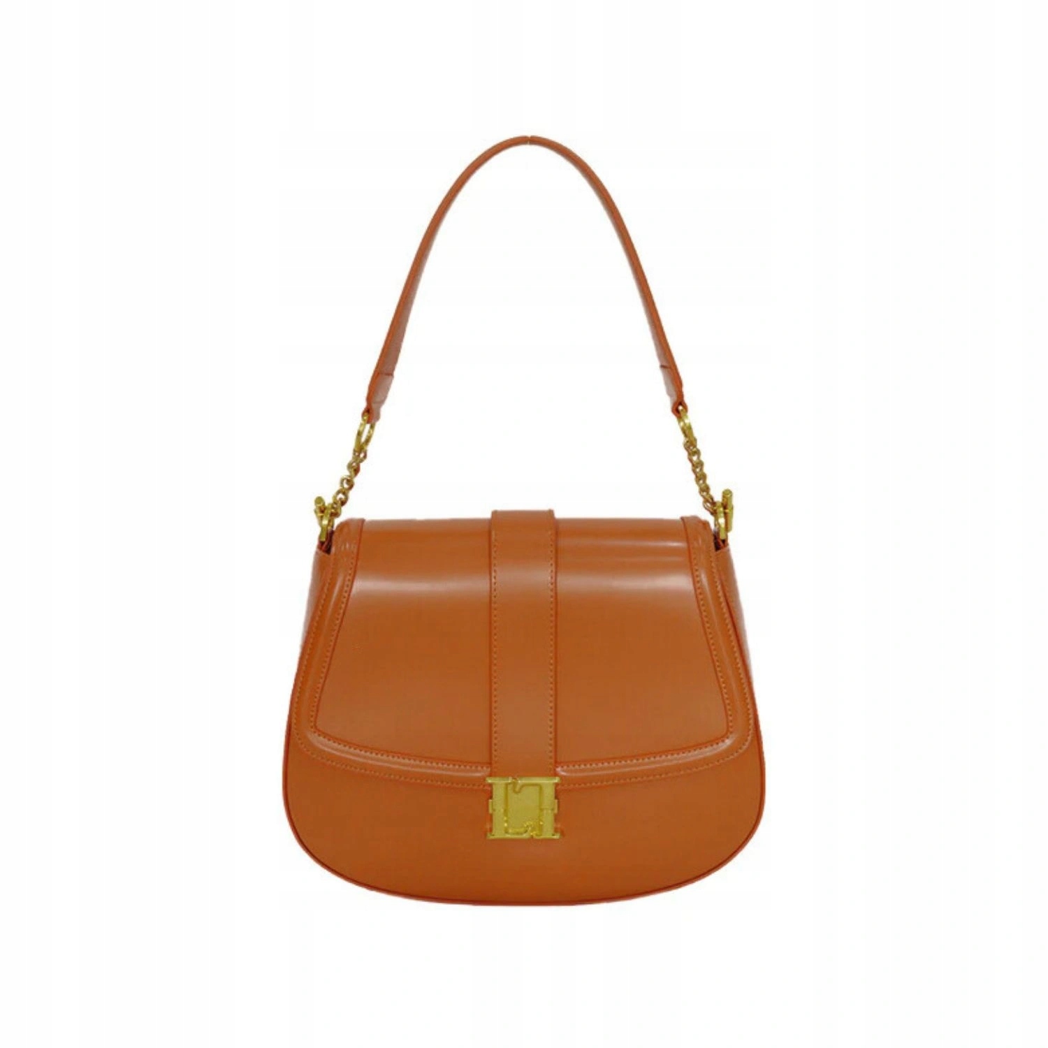 Dámská kabelka Lamarthe Bella klasická přírodní kůže, hnědá