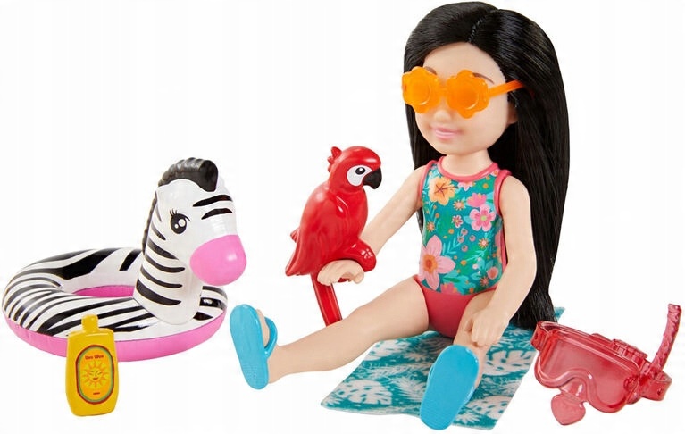

Barbie Chelsea Wakacyjna lalka + akcesoria GRT83