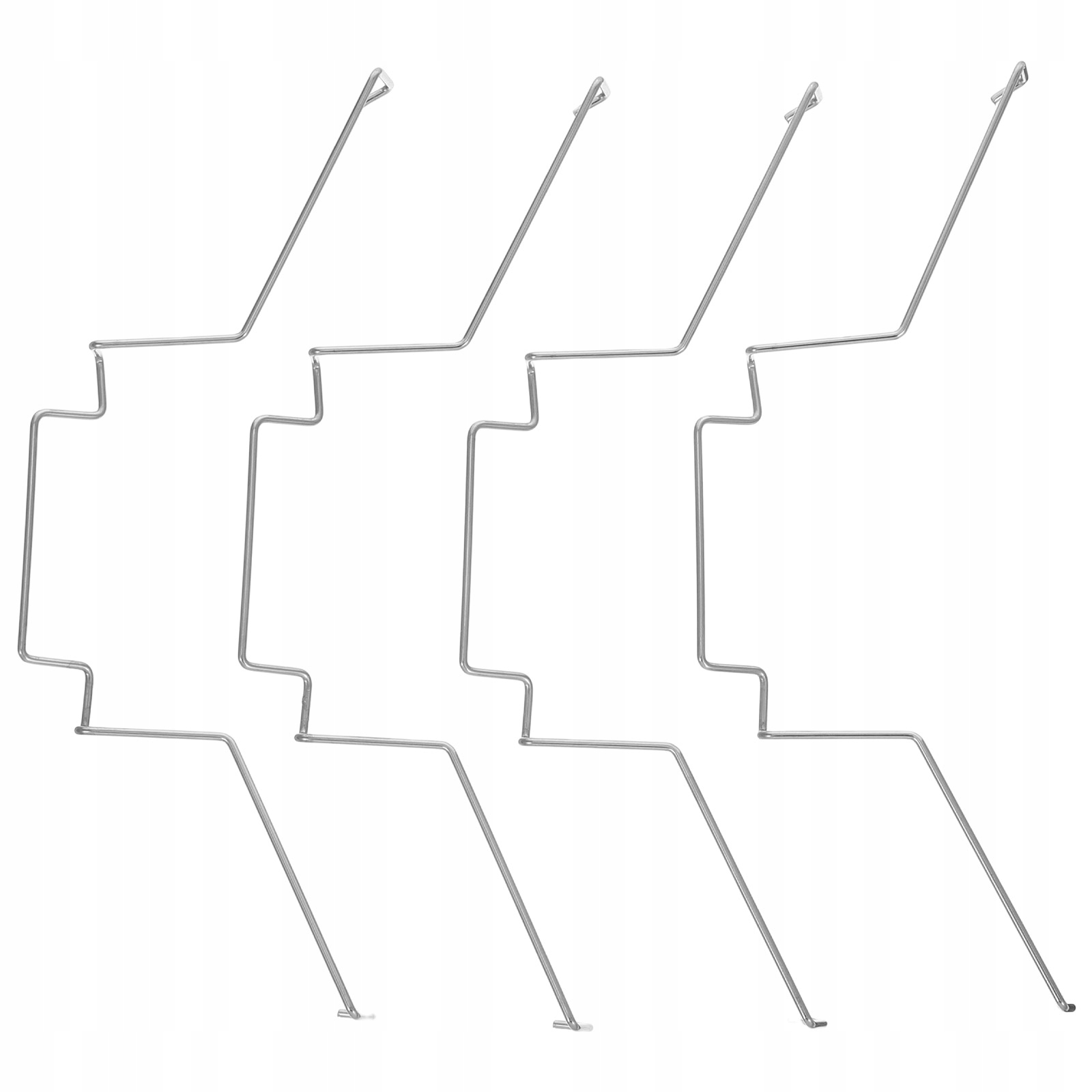 4 KLIPSY SREBRNE DO MOCOWANIA WENTYLATORA CHŁODZENIA CPU RADIATORA