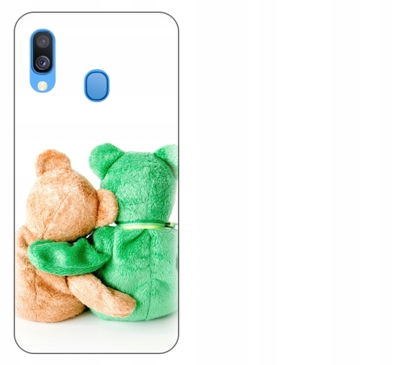 

Etui pokrowiec Samsung Galaxy A40 Zakochane misie