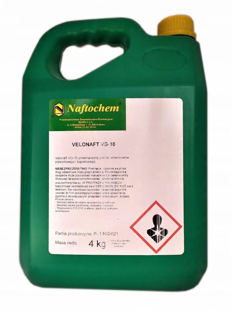 

Olej wrzecionowy Velonaft VG-10 5L