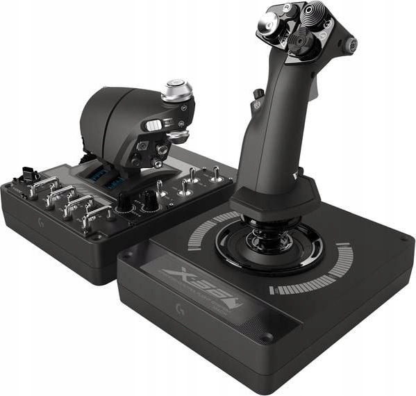 Joystick przepustnica Logitech G X56 HOTAS kontroler do symulatorów lotu
