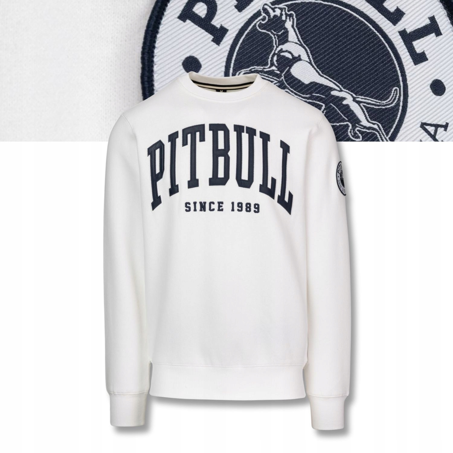 Pánská Mikina Pitbull Norton Teplá pro každodenní nošení Crewneck bez kapuce