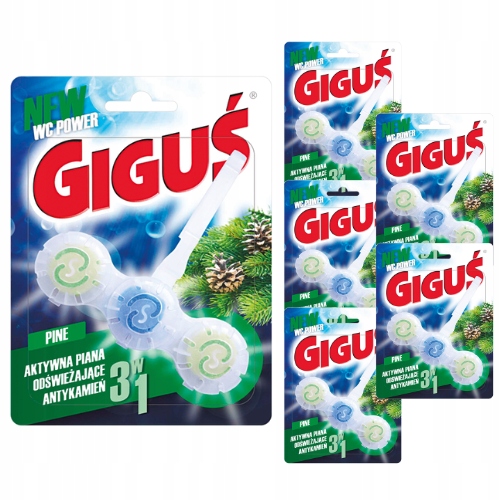 

Zawieszka do muszli Wc Giguś kulka Pine Pakiet