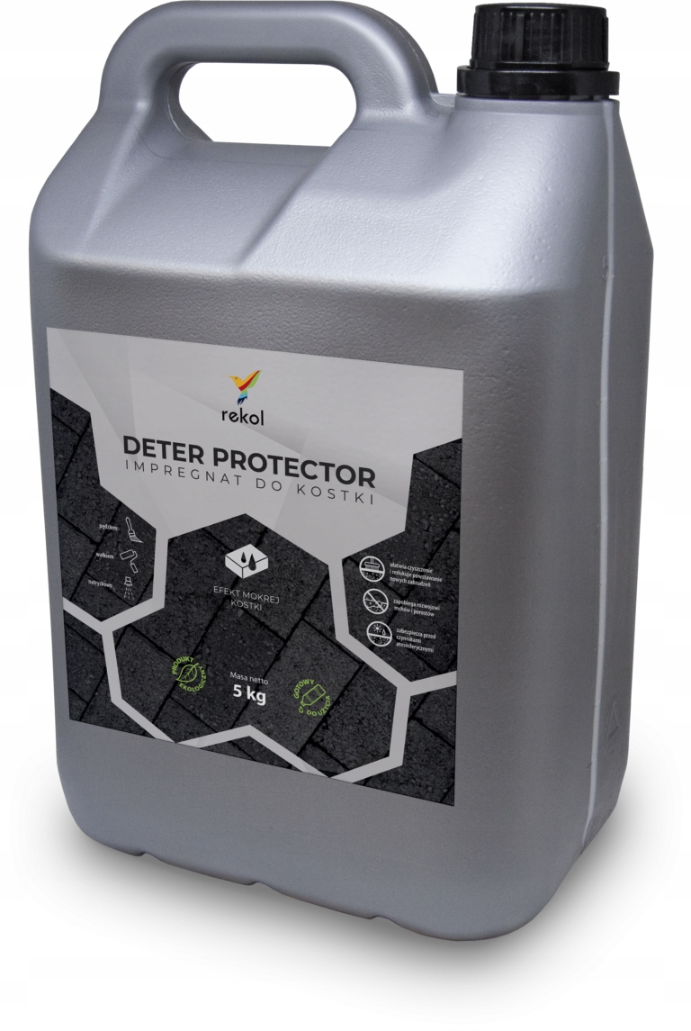 Rekol Deter Protector Impregnace 5 L, Efekt Mokrého Povrchu Na Dlažební Kostky