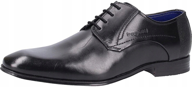 Bugatti Pánské Kožené Polobotky Černé 43 Ž_a