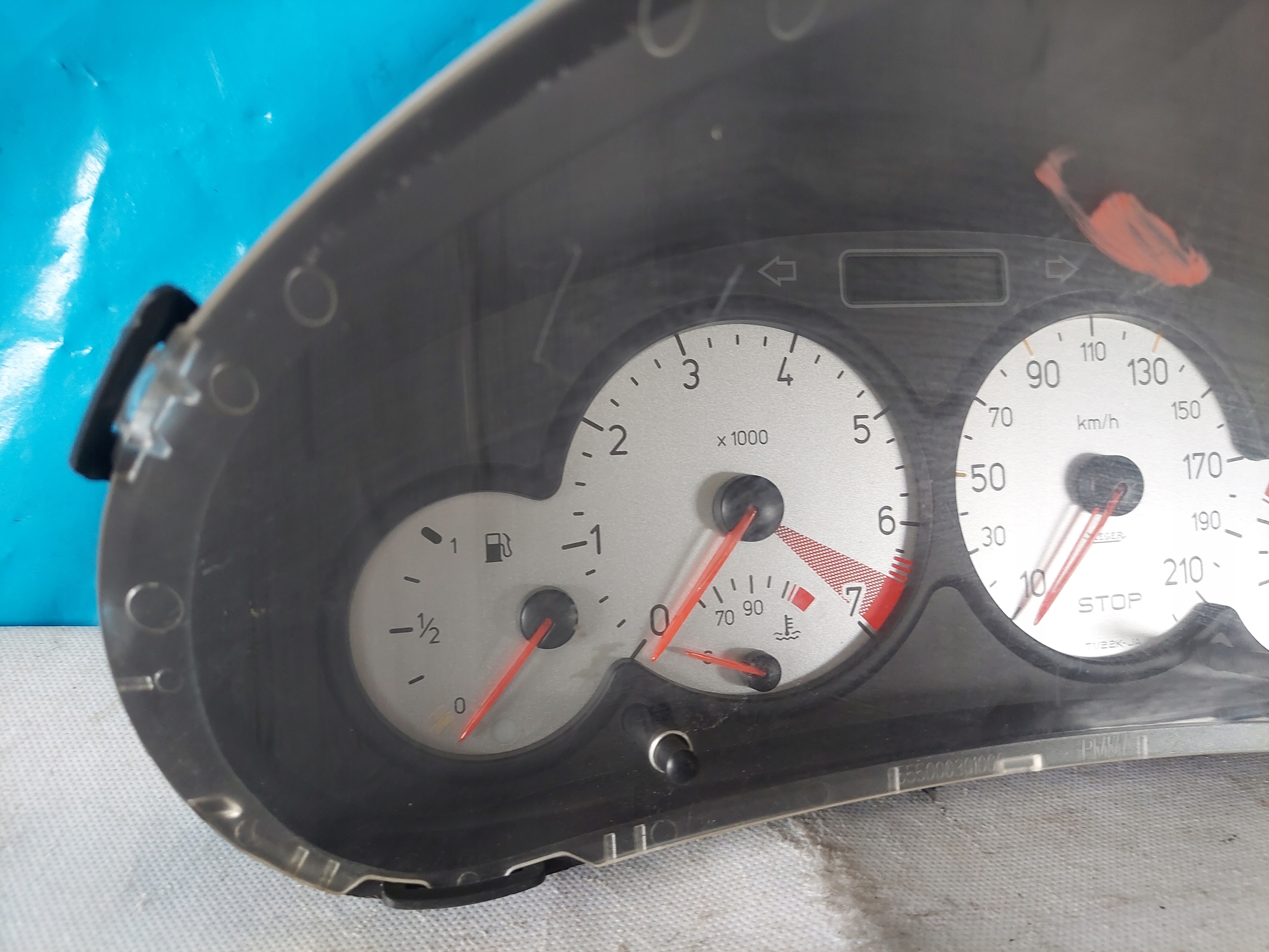dials clock PEUGEOT 206 CC 1.6 B 9645847380