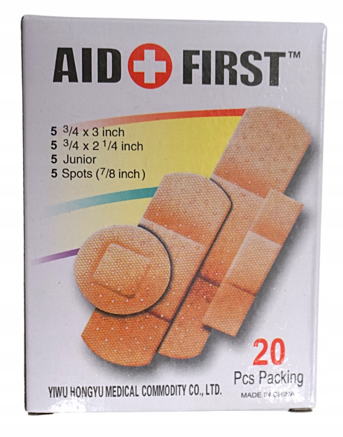 

Plastry Na Rany Otarcia Opatrunkowe 20 Sztuk