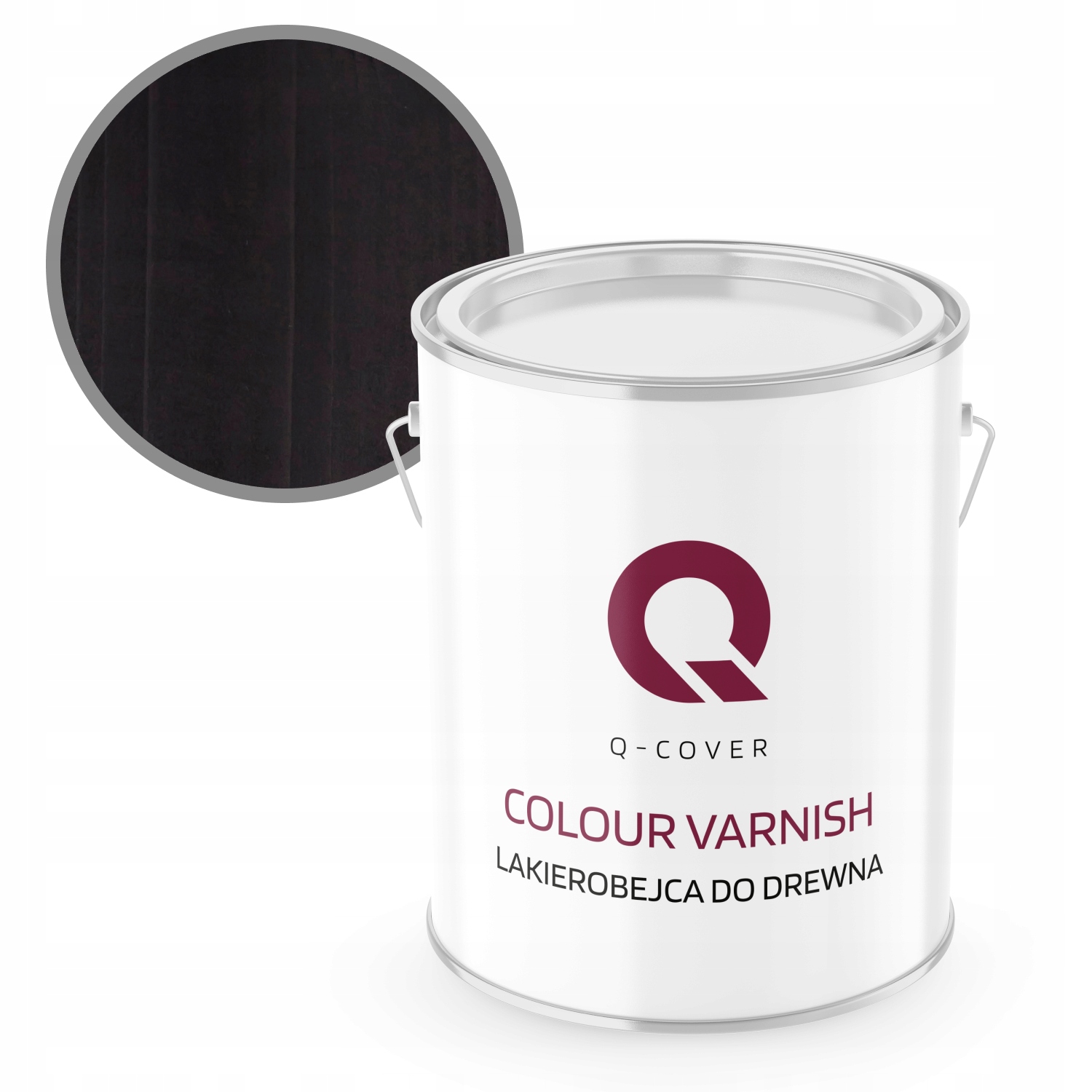 Rychleschnoucí Lak Na Dřevo 2,5L Černý Satén Výkonná Barva 3V1