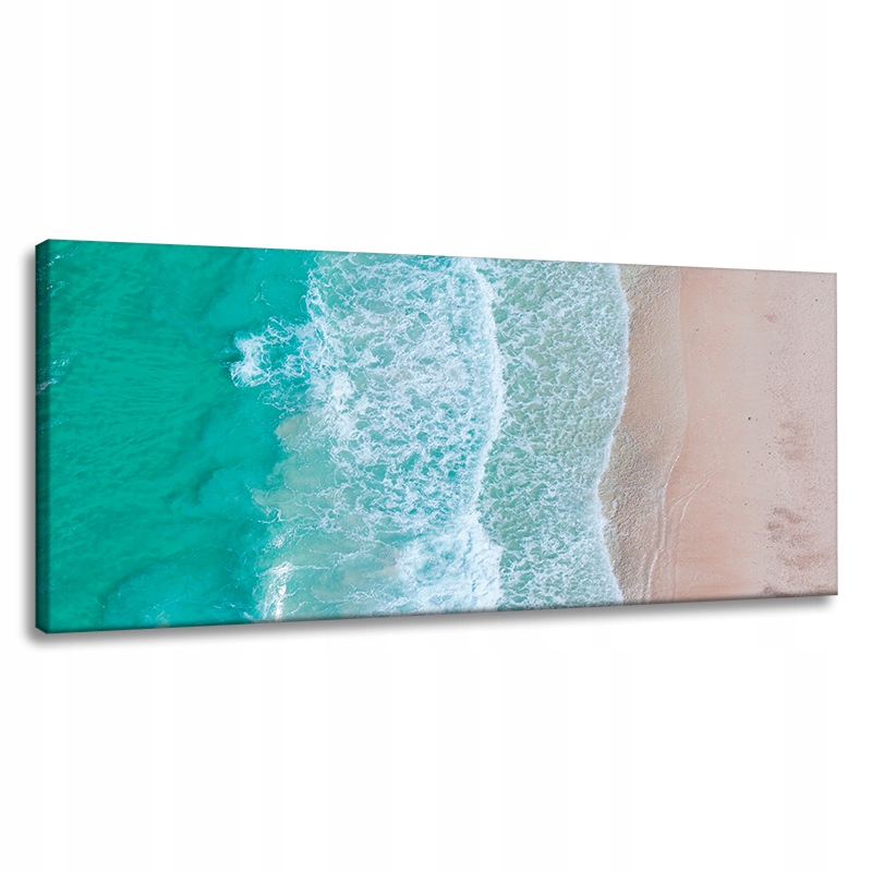 Obraz na plátně Oceán Vlny Příroda Pláž 120x60 cm Ideální jako dárek