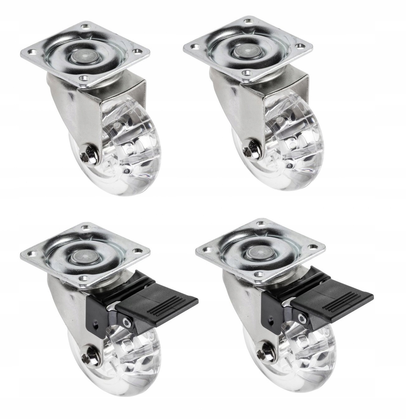 KÓŁKA MEBLOWE 50MM 4SZT. ZESTAW GTV