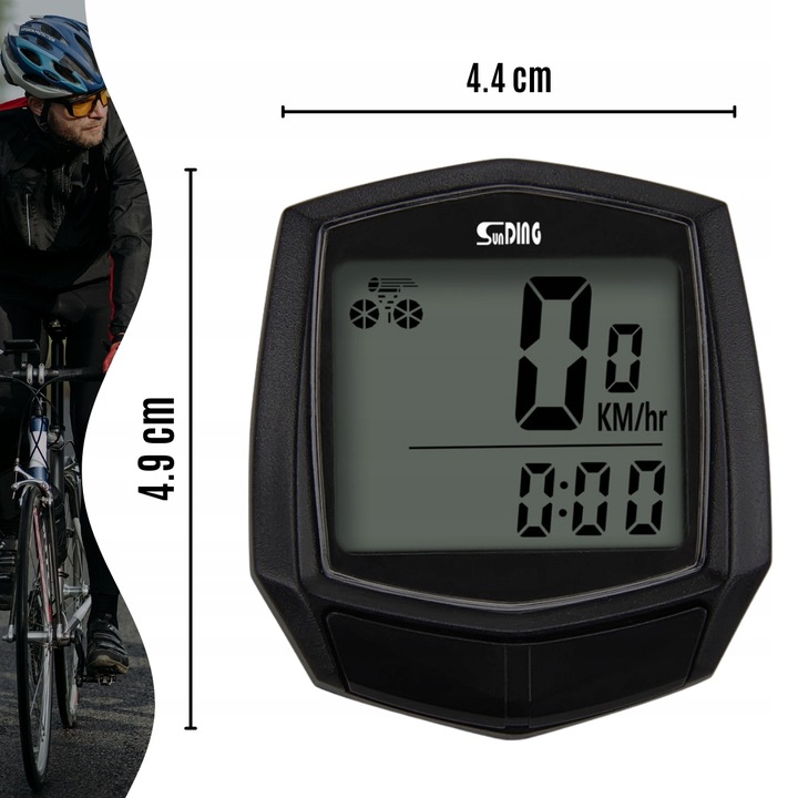 LICZNIK ROWEROWY 13 FUNKCJI LCD DO ROWERU PRĘDKOŚCIOMIERZ IP68 PRZEWODOWY Rodzaj przewodowy