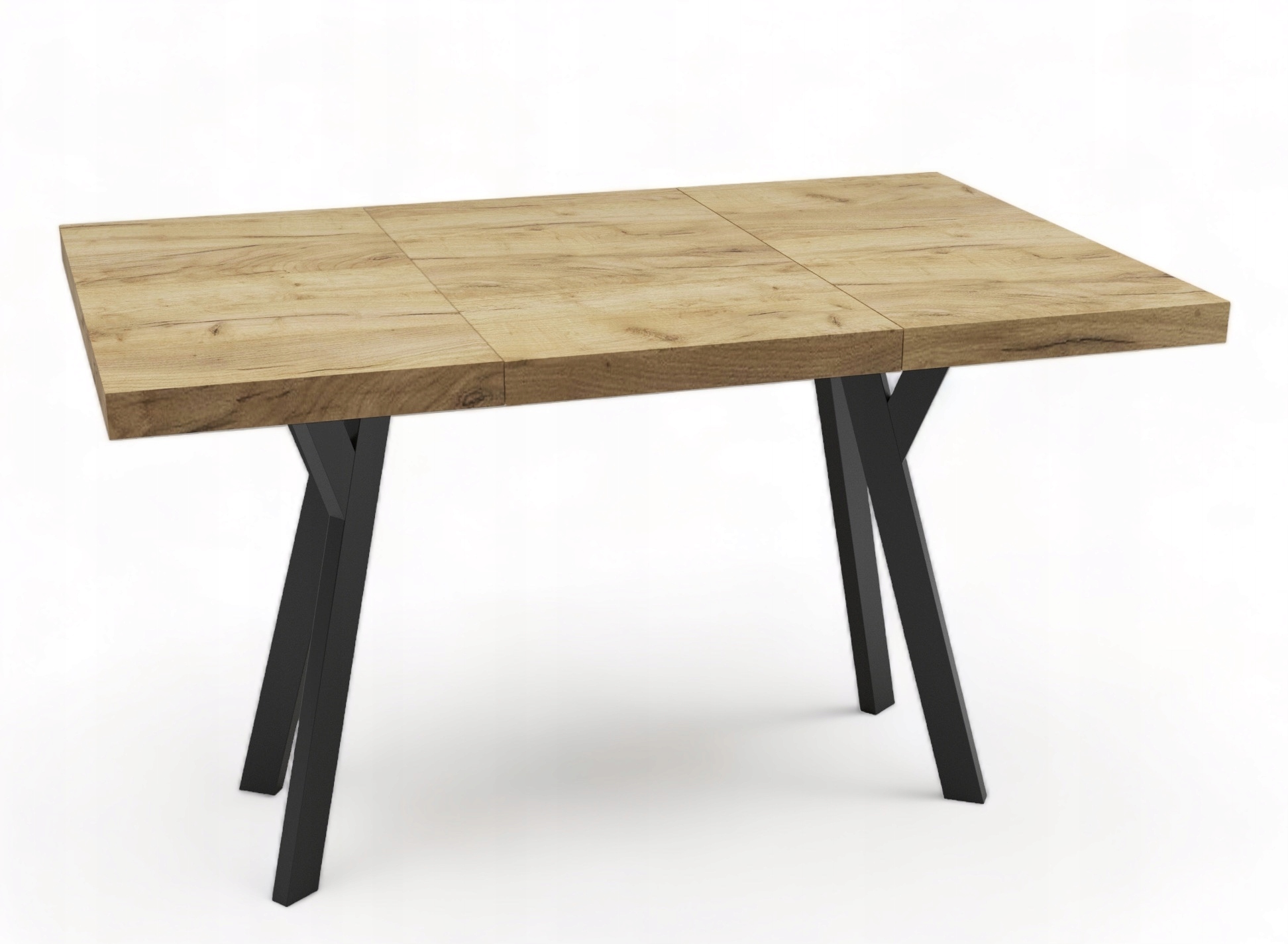 Stół kwadrat Czarny CRAFT 100x100 rozkładany na 2m Marka inna