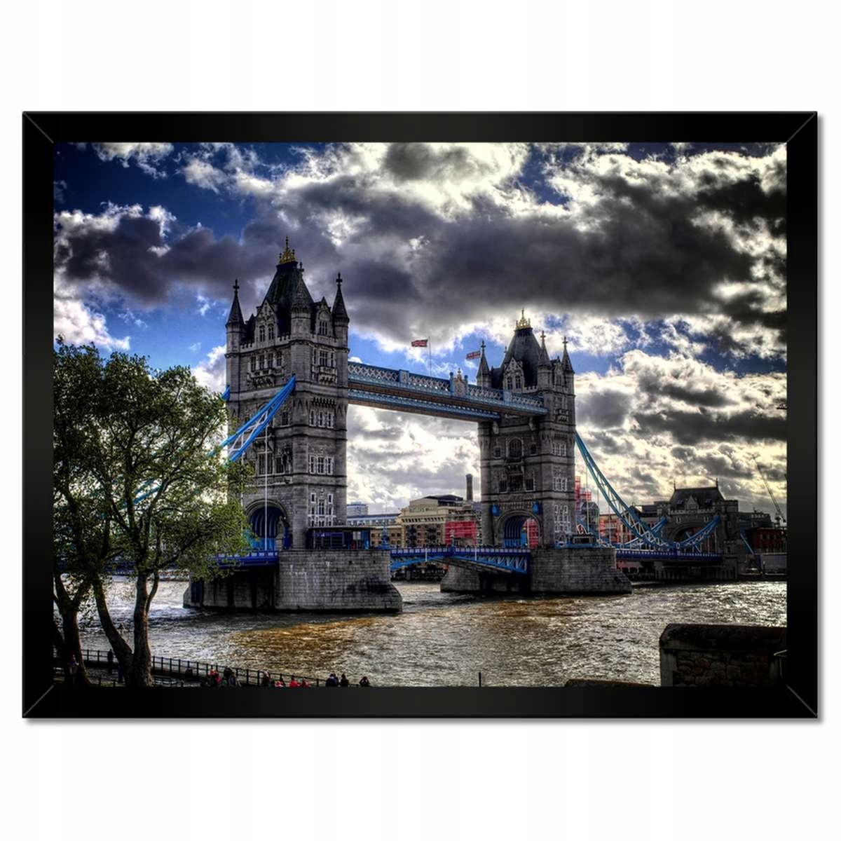 Plakáty v rámu 40x30 Tower Bridge Most padací v Londýně