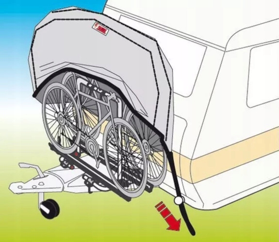 POKROWIEC ROWEROWY NA DYSZEL FIAMMA 2 ROWERY Numery katalogowe zamienników FI08208C01-