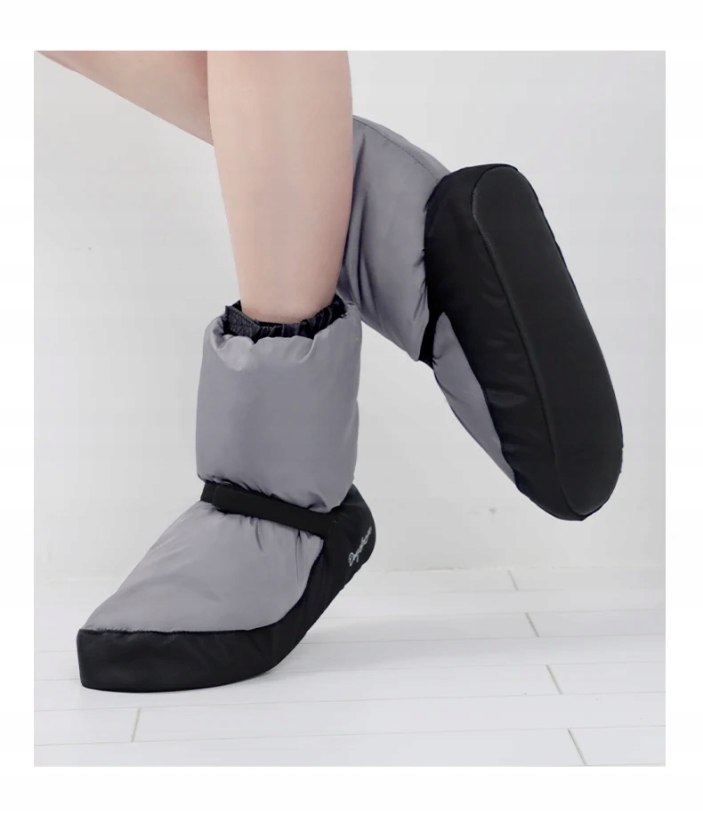 BUTY OCIEPLAJĄCE DO TAŃCA BALETKI OCIEPLACZE DAMSKIE CIEPŁE BALERINY Marka inna
