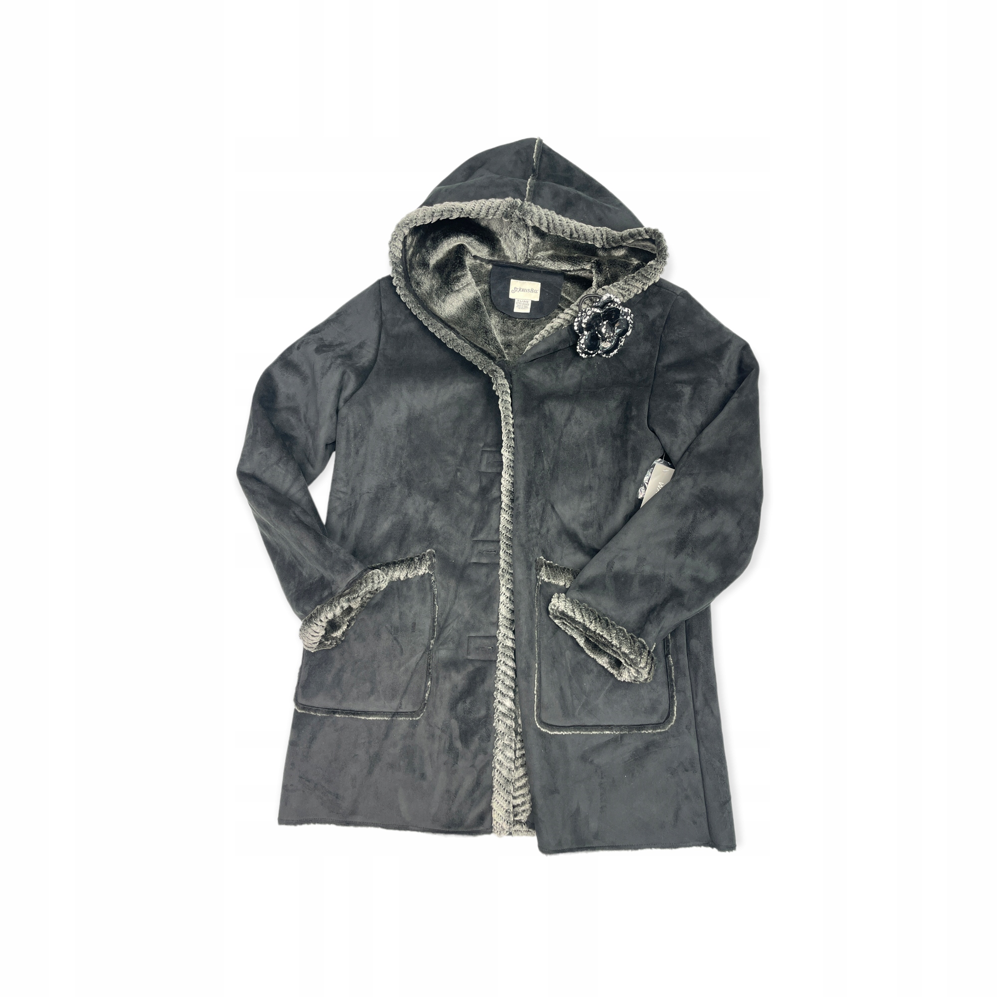 Zateplený dámský kabát kapuce St. John Bay XL