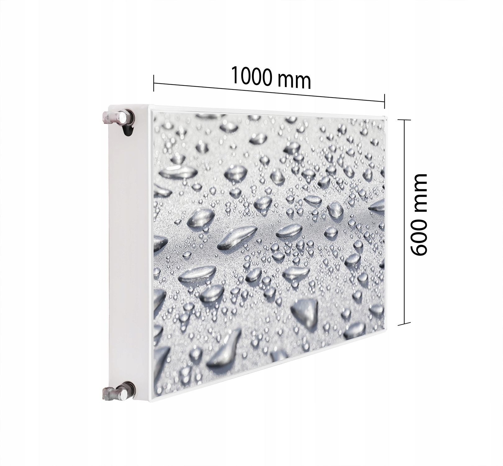 Kryt Na Radiátor Maskovač 100x60 Kapky Podložka Magnet