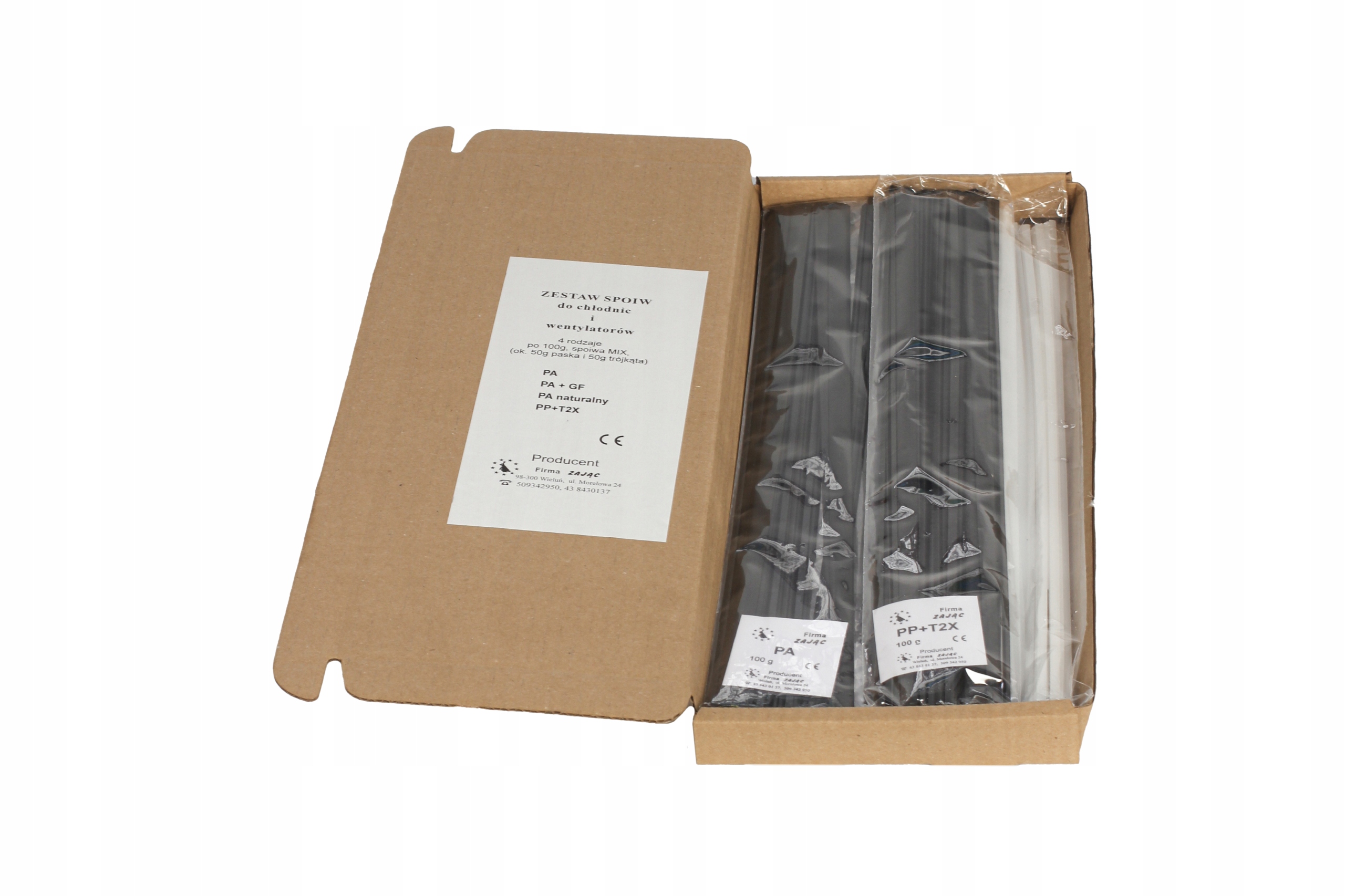 ZESTAW SPOIW DO CHŁODNIC I WENTYLATORÓW 4 RODZAJE