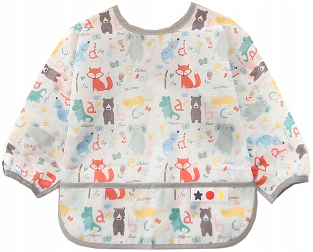 ŚLINIAK FARTUSZEK Z RĘKAWKAMI DZIECIĘCY NA RZEP