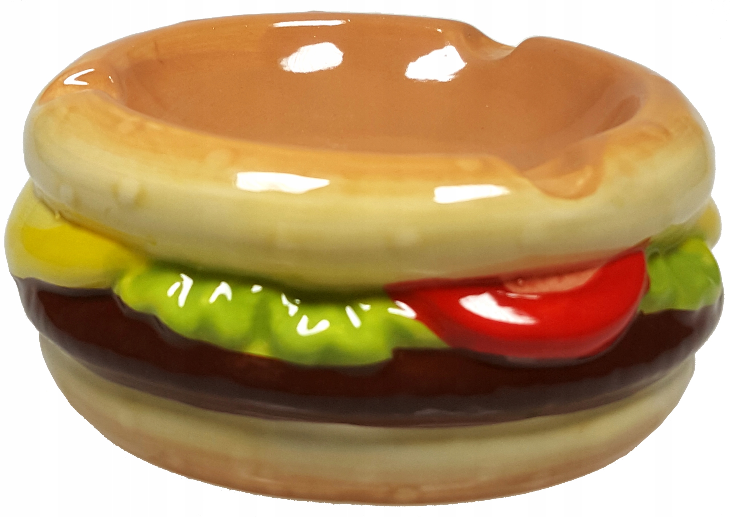 

Popielniczka Ceramiczna w kształcie Hamburgera