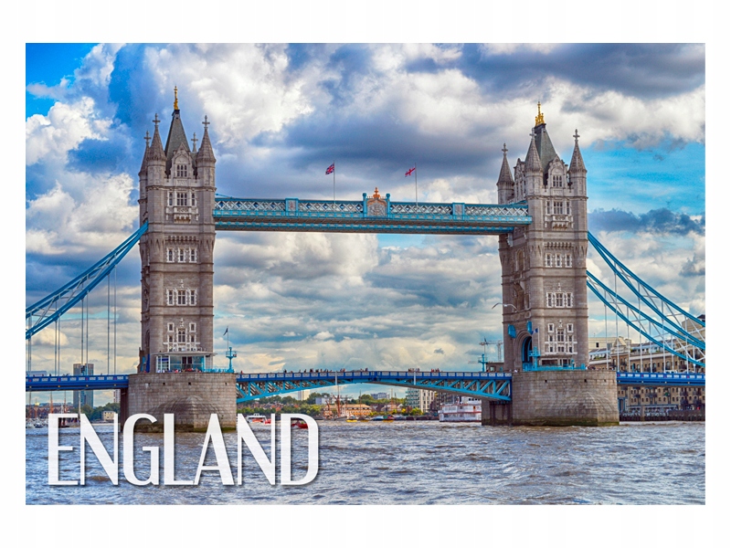 

Anglia Tower Bridge Londyn Magnes na lodówkę