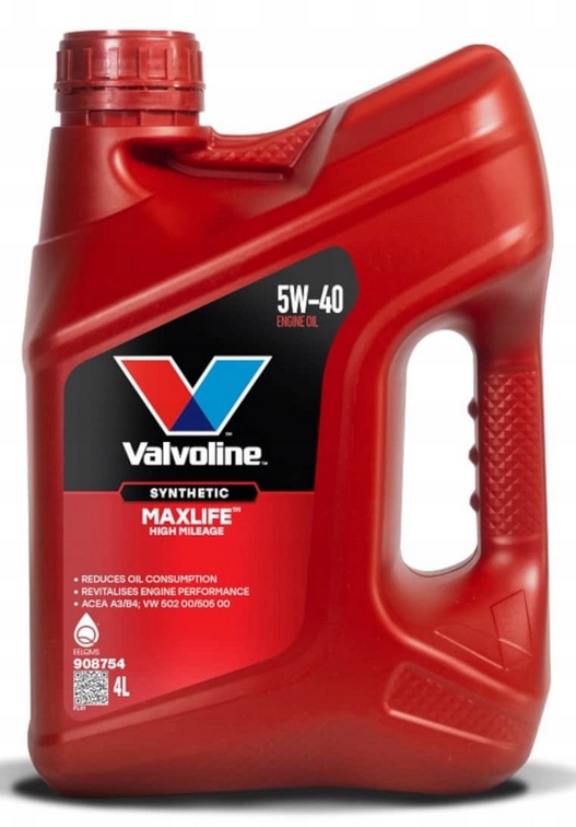 Valvoline 5W-40 Maxlife 4L
