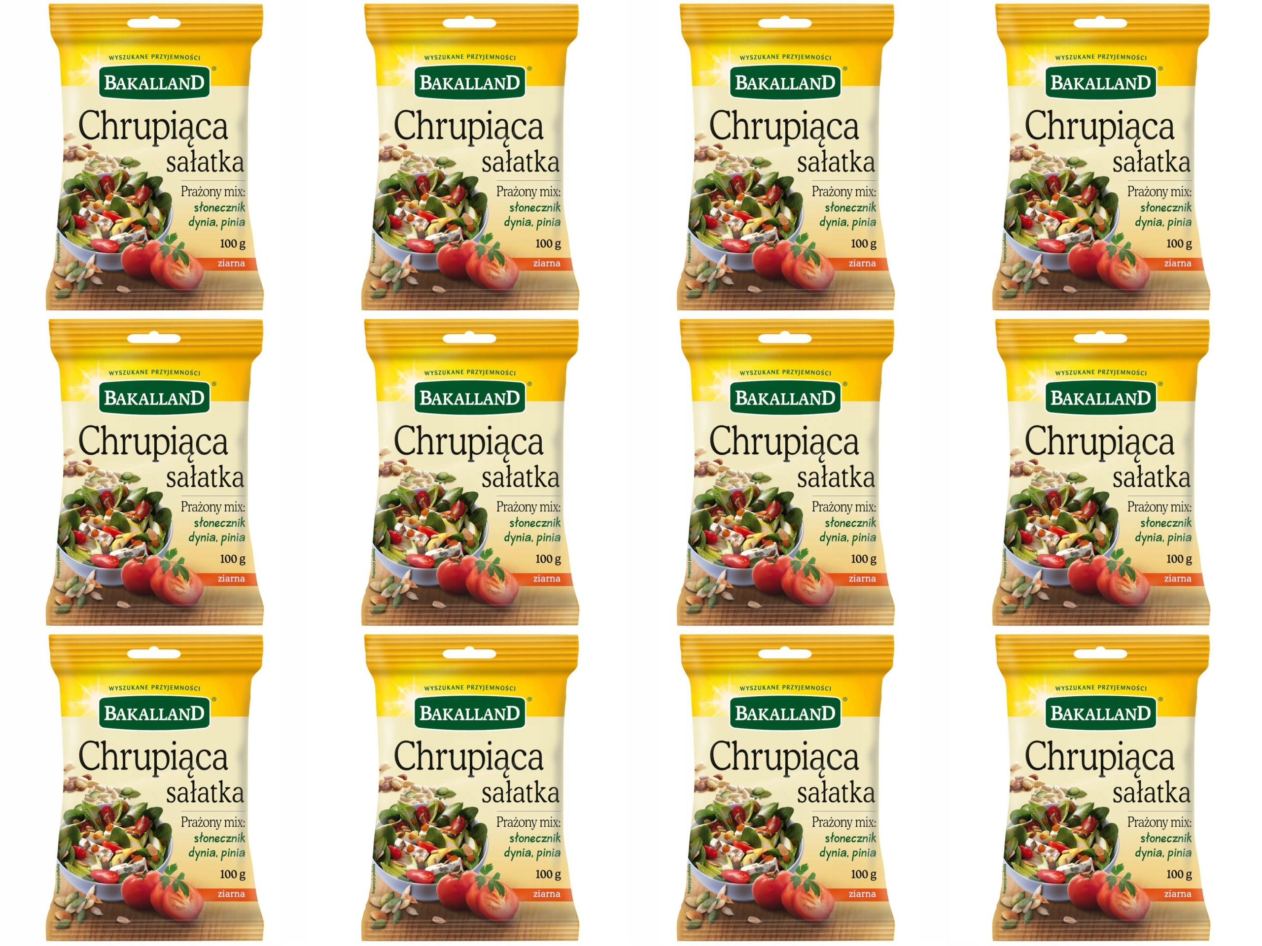12x 100g Bakalland Chrupiąca sałatka Karton