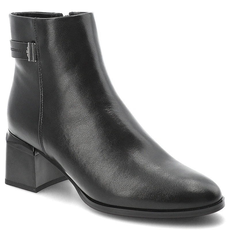 Dámské kotníkové boty D&a by S.Barski, černé, CR62-3432 Black