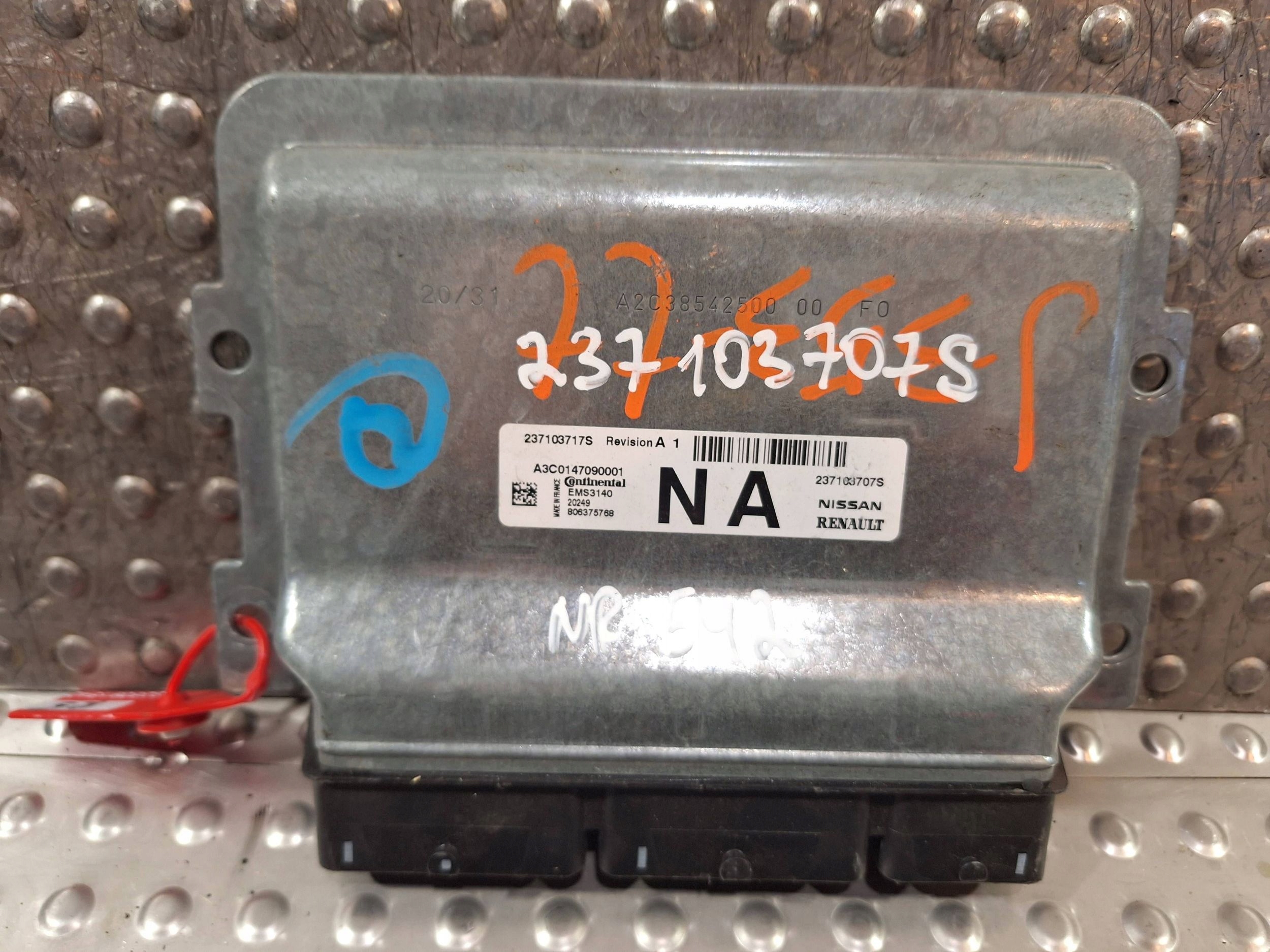 control unit of the engine computer 237103717S 237103707S RENAULT CAPTUR II 1.0 TCE
