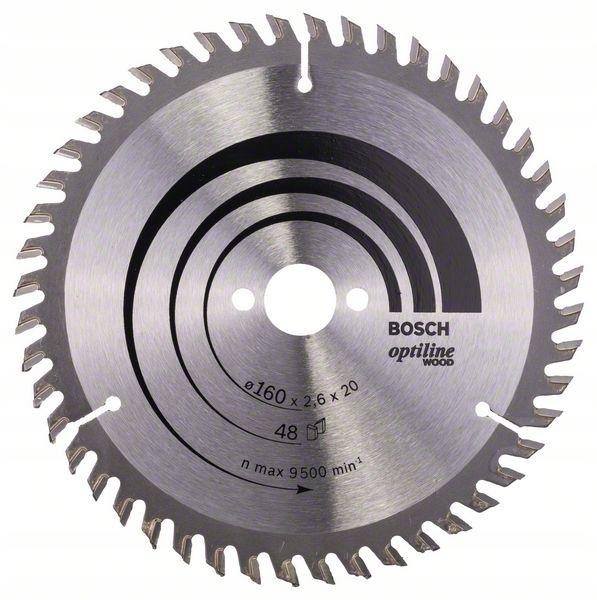 Kotoučová Pila-h Optiline Wood 160*2.6*20/16Z48