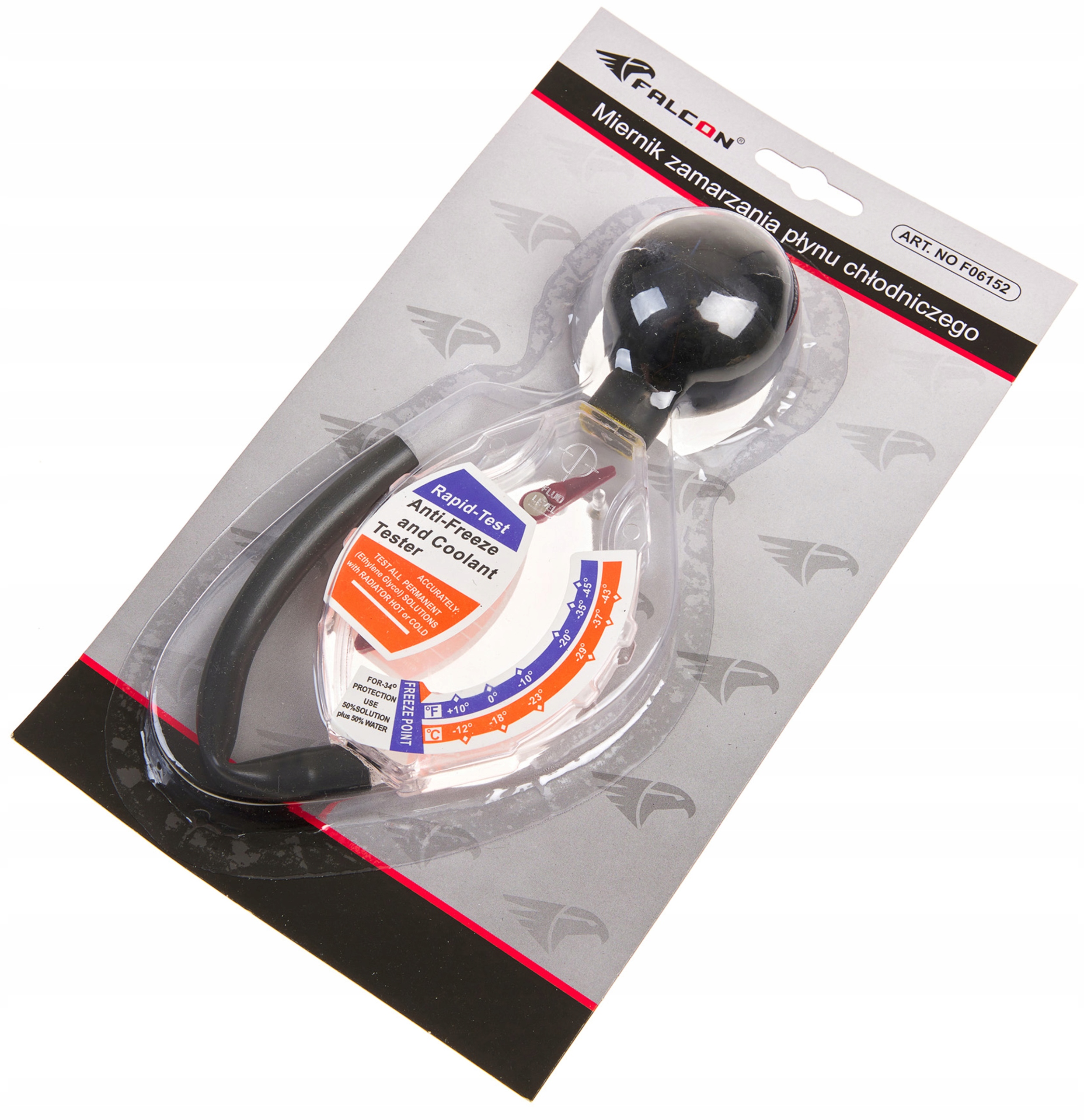 MIERNIK PŁYNU CHŁODNICZEGO GLIKOMETR TESTER GLIKOLU Marka Falcon