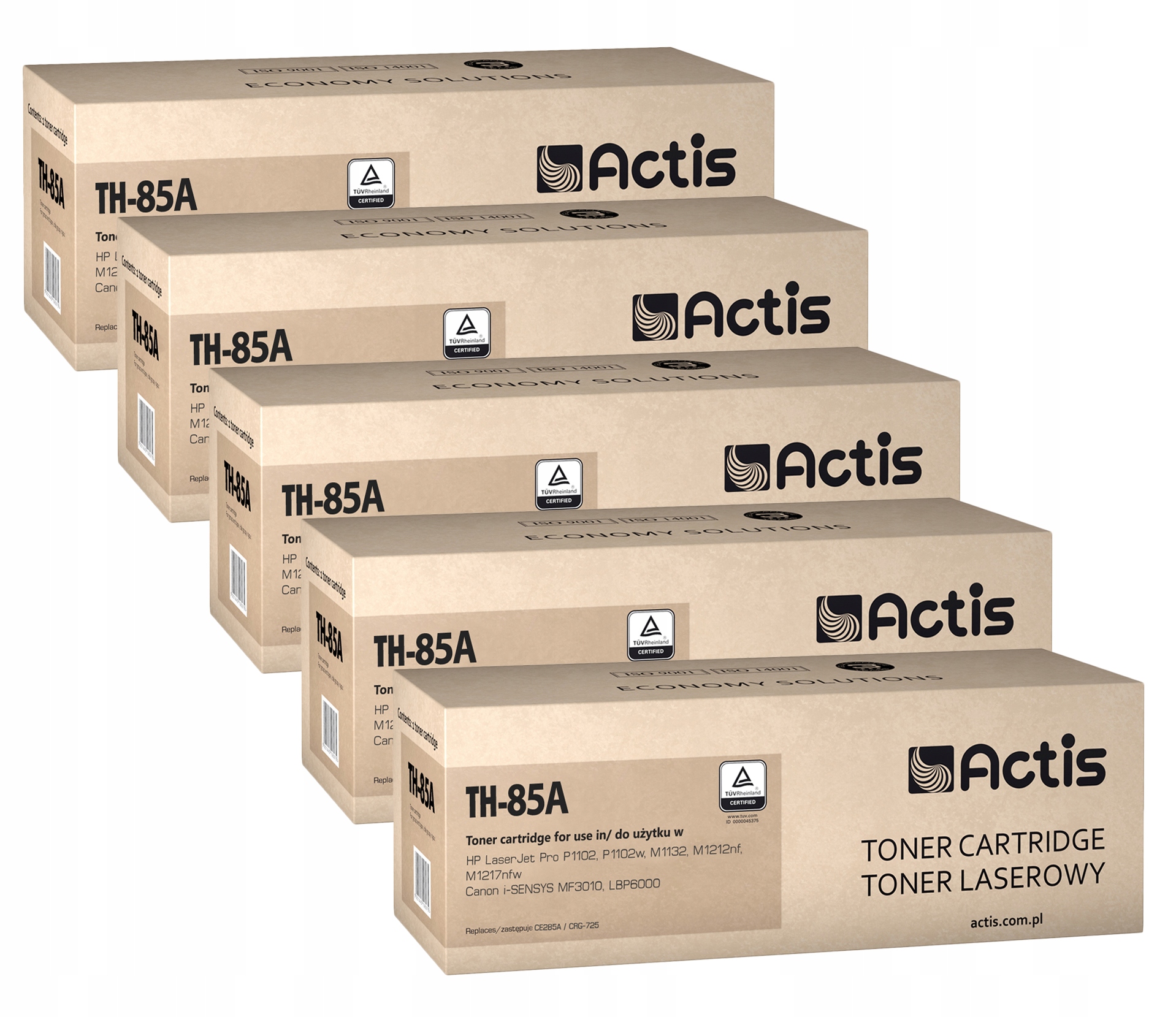 

5X Toner Actis do Hp LaserJet P1102 P1102w 1600STR
