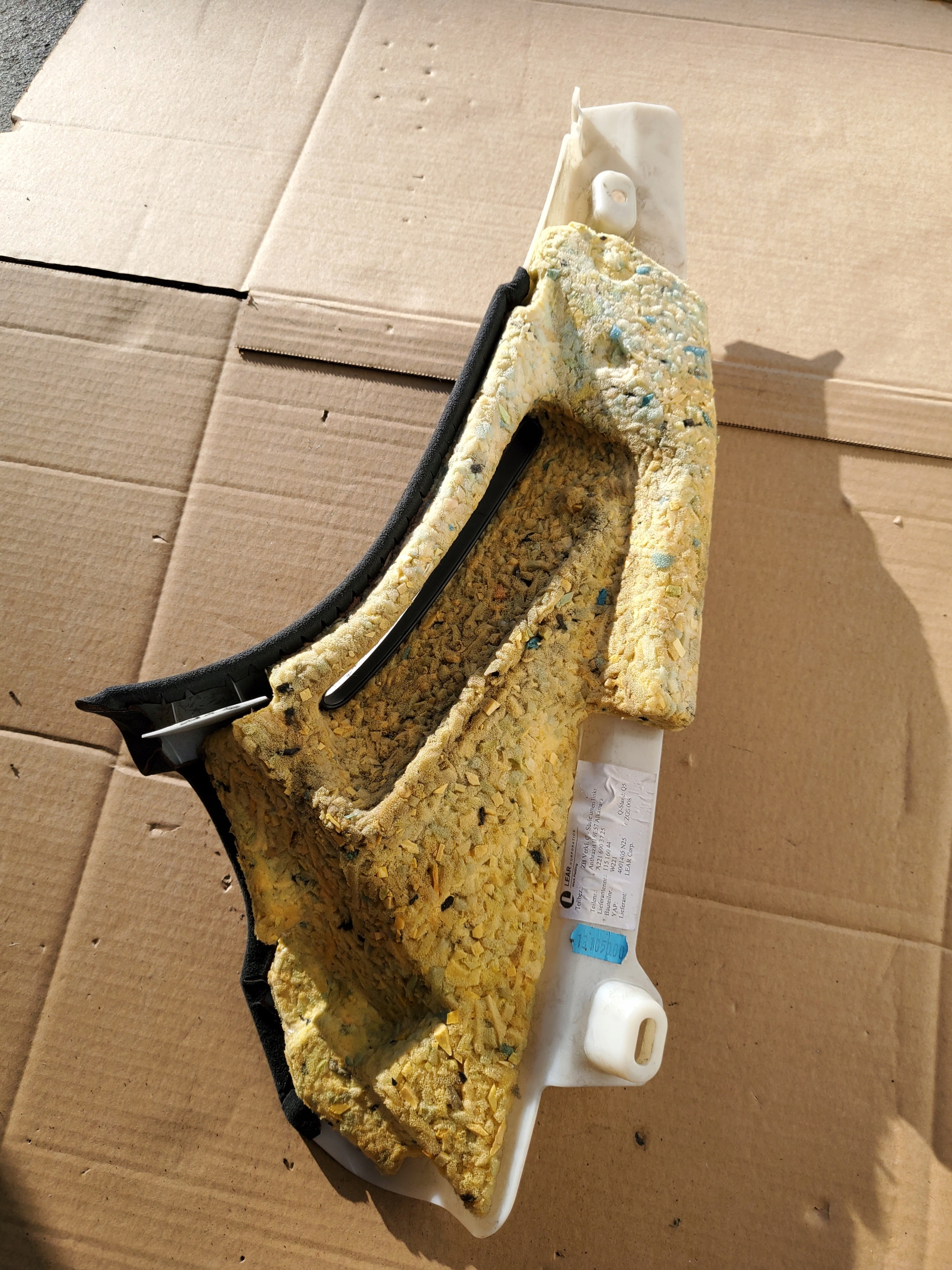 cover side SLUPKA left rear part MERCEDES S W221 OE