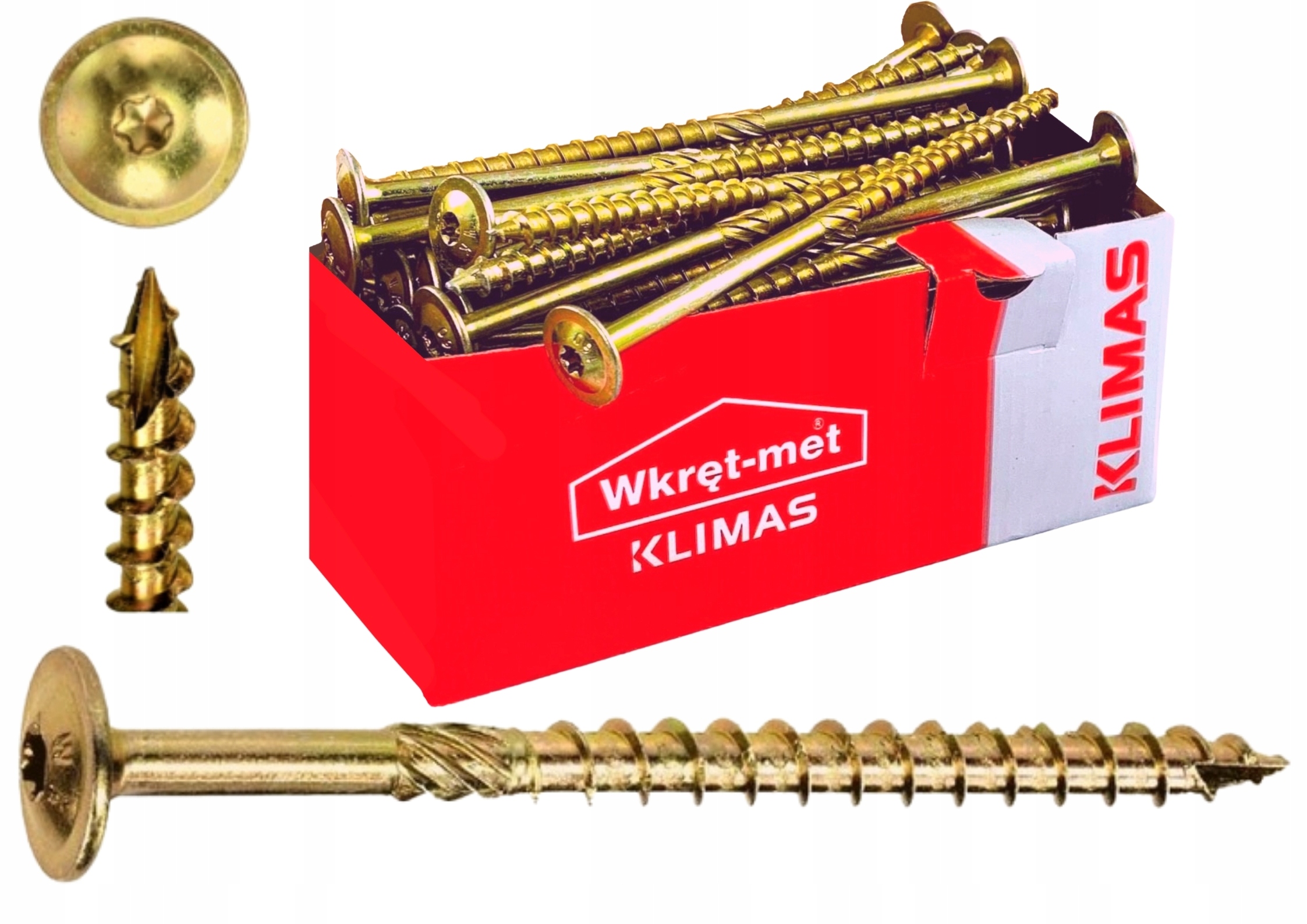 

Wkręty Ciesielskie Do Drewna Talerzowe Torx 6X60