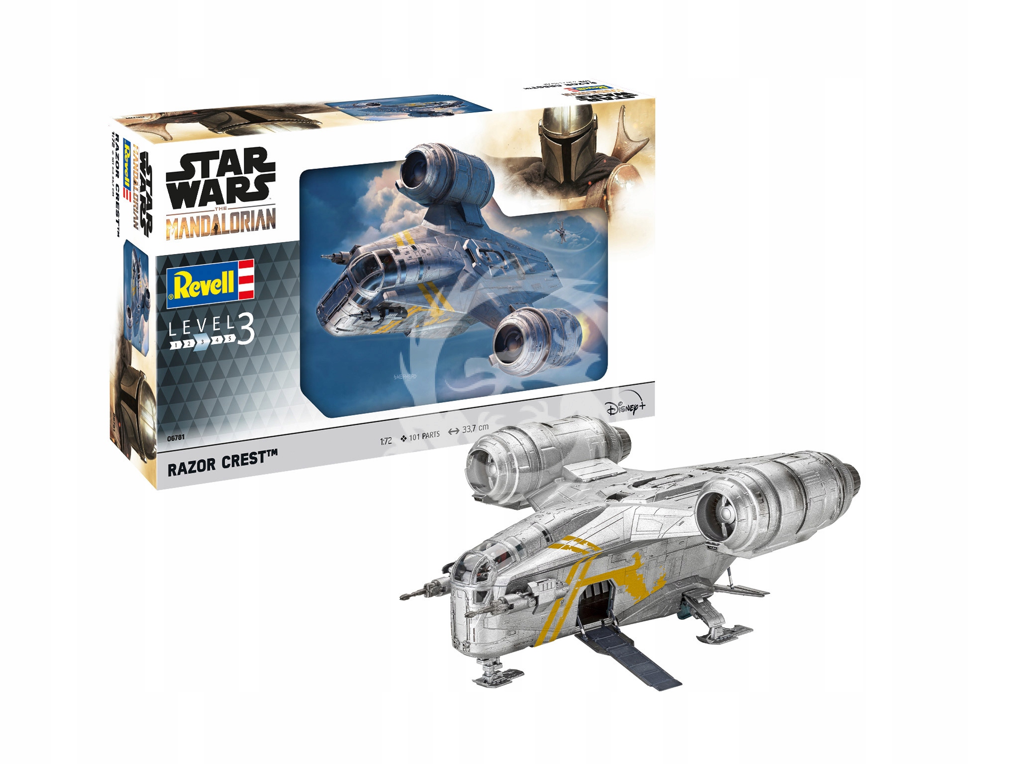 The Mandalorian Razor Crest Revell 06781 Měřítko 1/72