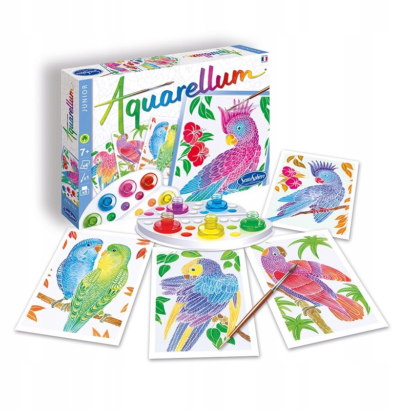 

SentoSphere zestaw Art Aquarellum Papugi 654