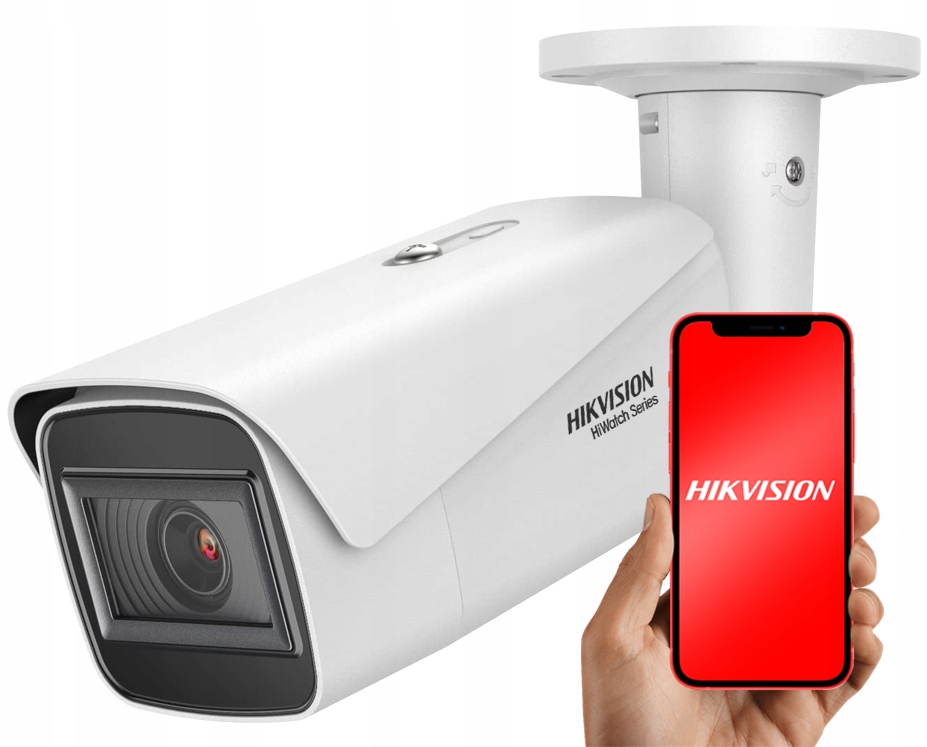 8Mpx Ip kamera Hikvision MotoZoom 4K IR50m PoE mSD
