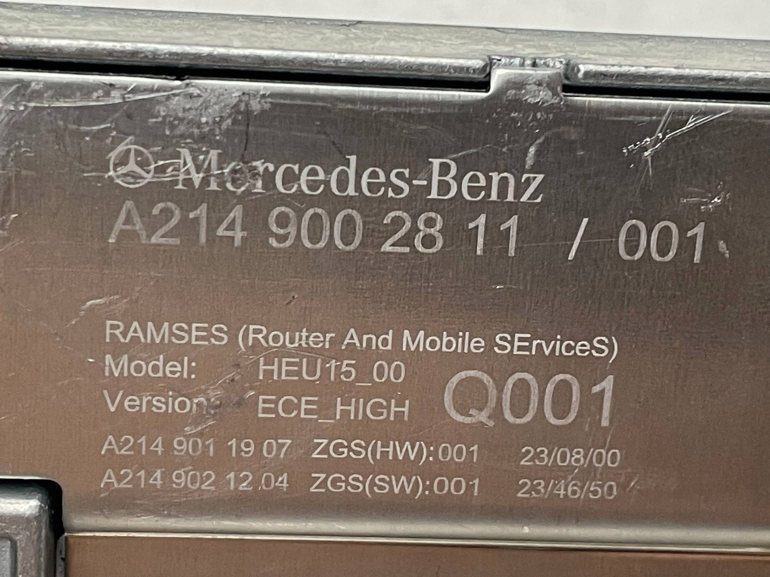 Mercedes-Benz E W214 module control unit A2149002811 !J