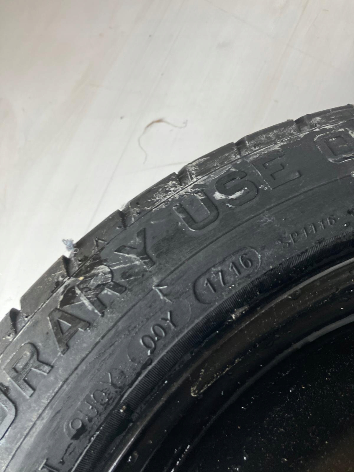 wheel spare RENAULT CAPTUR and 125 70 R16