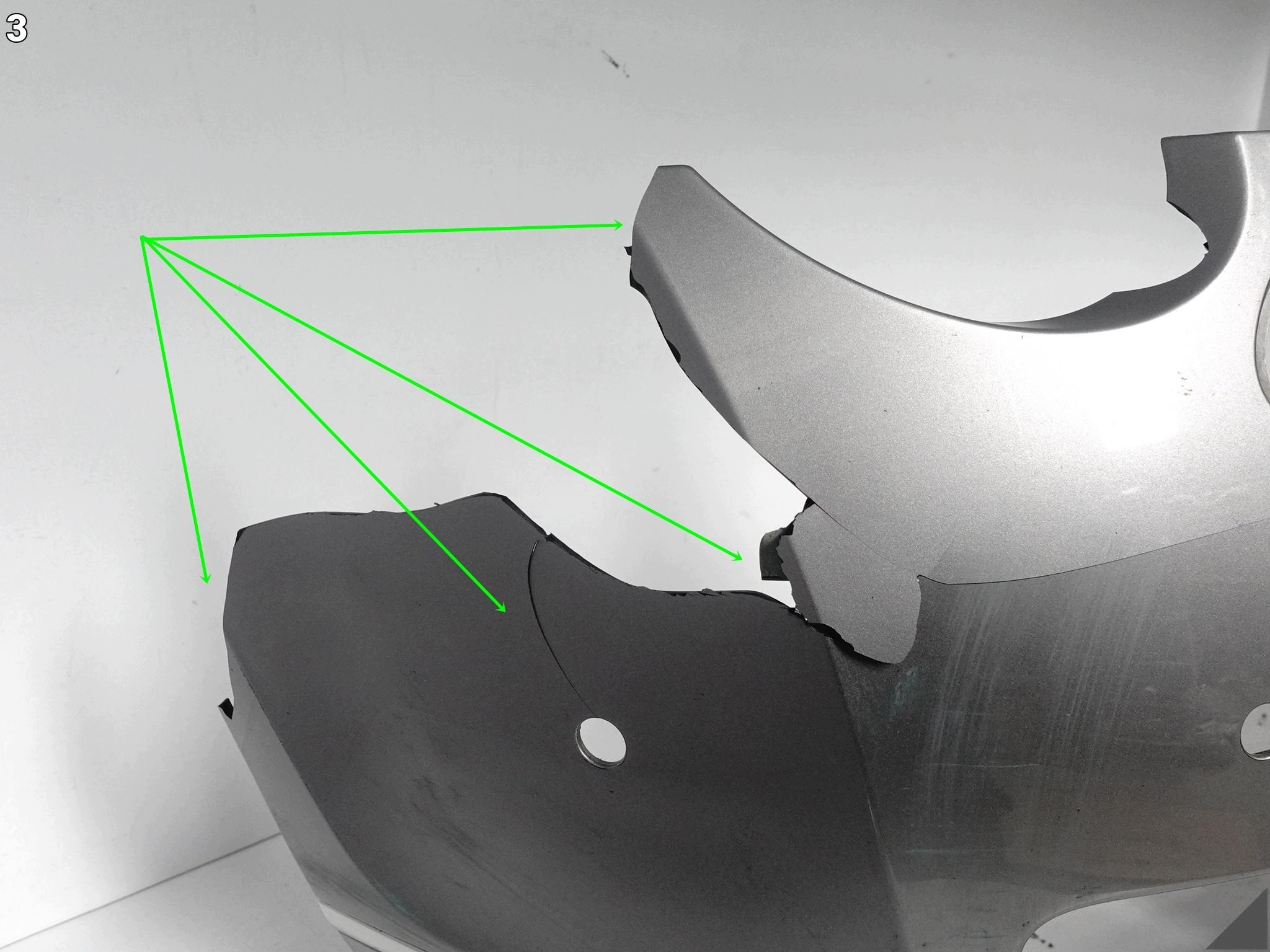 BENTLEY CONTINENTAL GT GTC COUPE 3W8 03-08 bumper front ( 6xPDC washers )