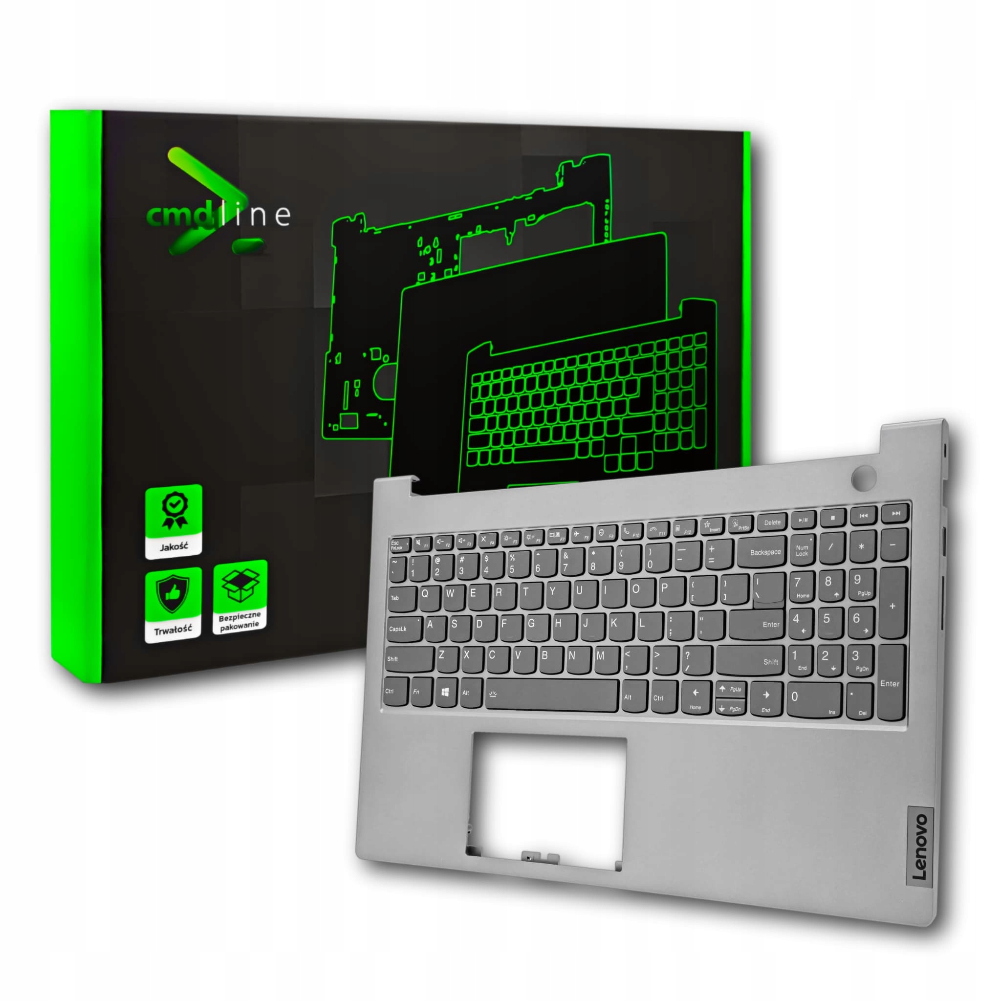 Palmrest Klawiatura Led Do Lenovo Thinkbook 15 G2 Are Itl Sil