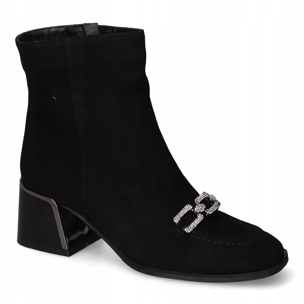 Kotníkové Boty Bombonella 300.051-SA Černý semiš 36