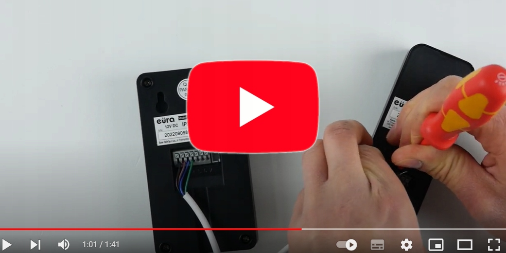 DOMOFON DO FURTKI BEZSŁUCHAWKOWY UNIFON GŁOŚNOMÓWIĄCY FURTKA BRAMA EURA Marka Eura-Tech