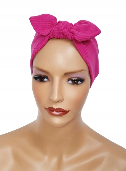 

Opaska Kokardka 406 róż pin-up turban Eva Design