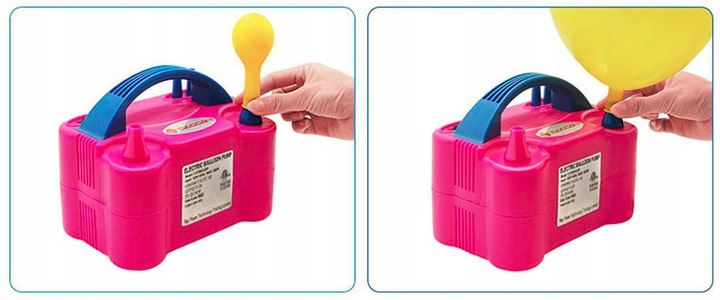 ELECTRIC BALLOON PUMP 2 NOZZLES POWERFUL FAST Brand different